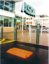 a picture of an asda store with the spacehog parking system installed